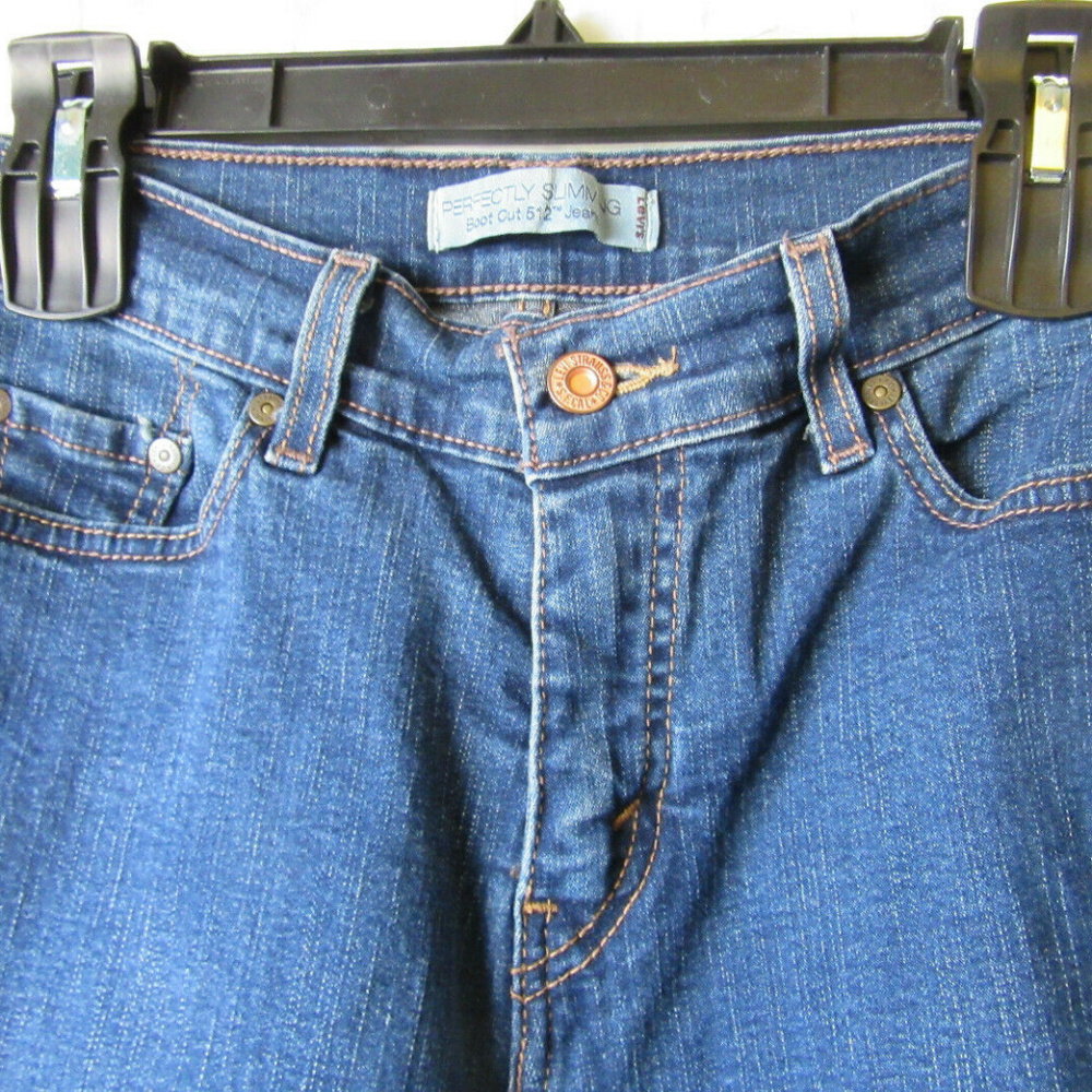 Perfectly Slimming Levi 512 Jeans Cotton Denim - Picture 3 of 8
